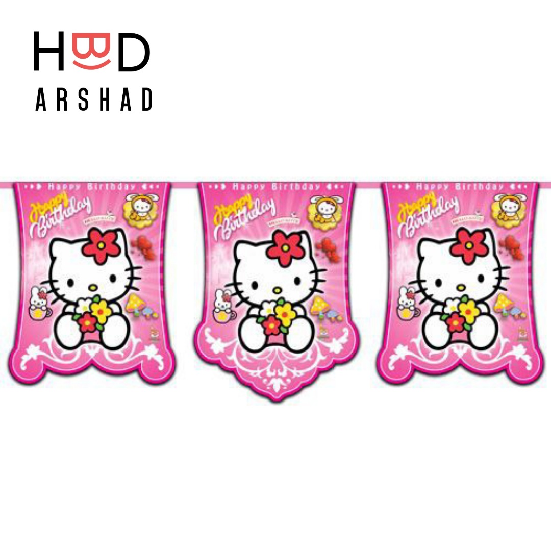 ریسه پرچم تم کیتی